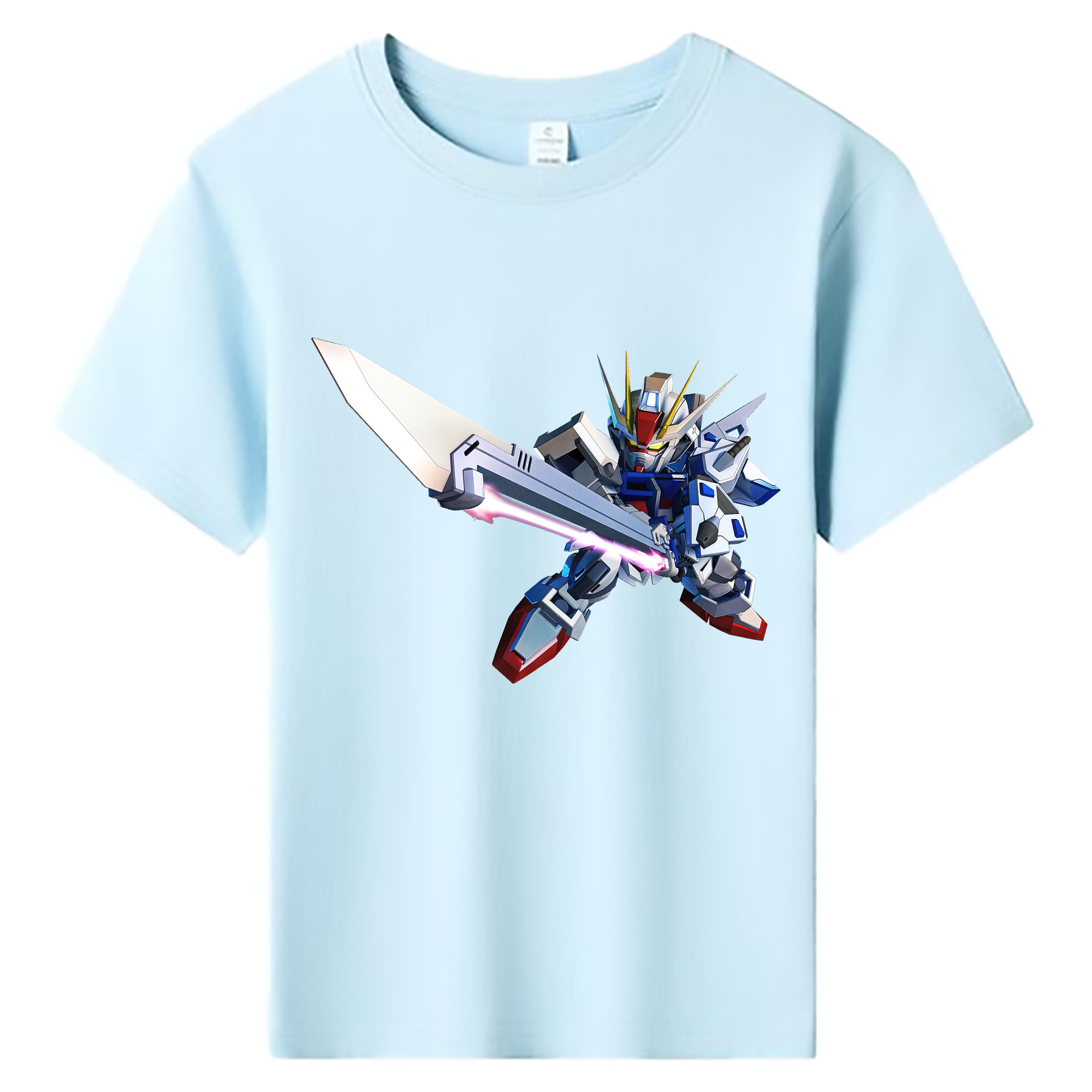 （画像用） 機動戦士ガンダム Mobile Suit Gundam 綿100％キッズTシャツ（フロントプリント）